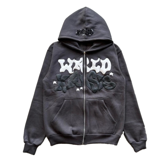 Zip Skull Sweatshirt