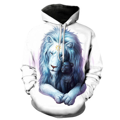 Hooded Wolf Sweatshirt