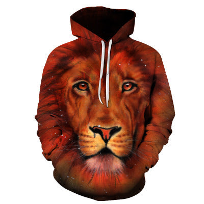 Hooded Wolf Sweatshirt