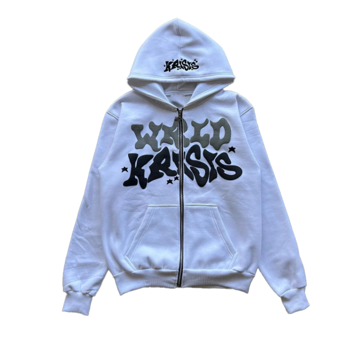Zip Skull Sweatshirt