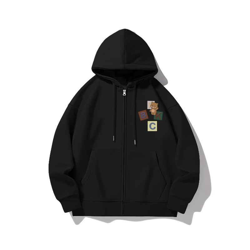 Zip Teddy Sweatshirt