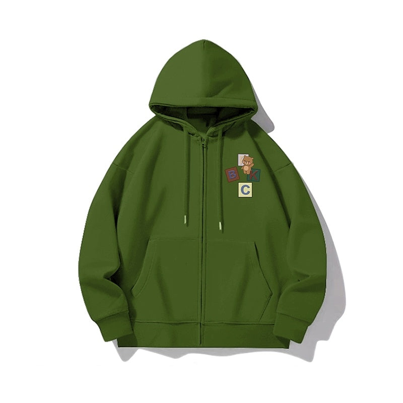 Zip Teddy Sweatshirt