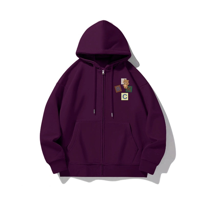 Zip Teddy Sweatshirt